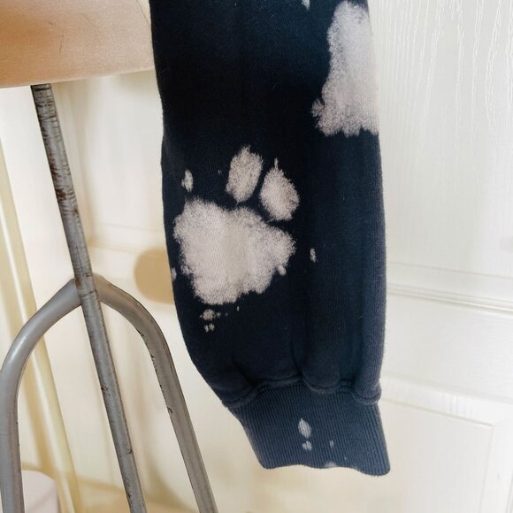 Wego Japan Crop Hoodie Sweatshirt Dip-Dyed Small - Picture 9 of 12